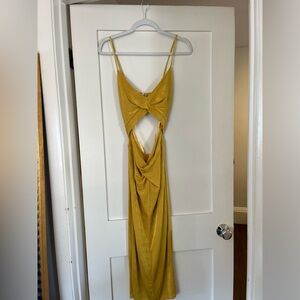 Yellow Bodycon dress